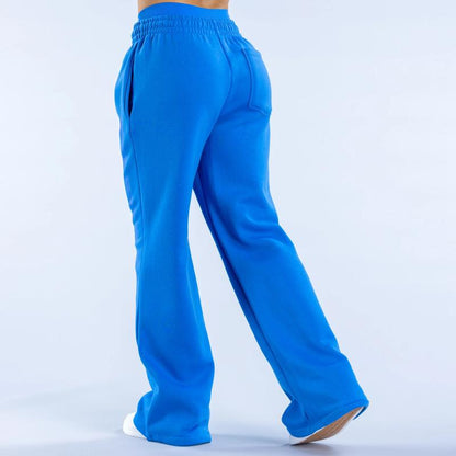 DFYNE Signature Wide Leg Jogger - Fitted Sweatpants with Drawstring Waist for Comfortable Wear