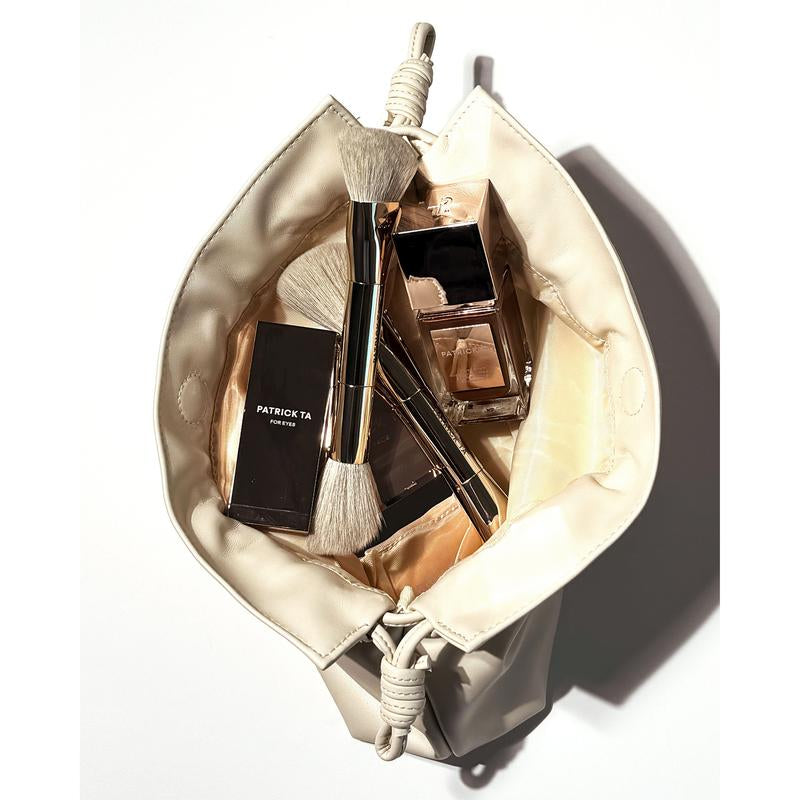 The Elevated Beauty Bag in Cream